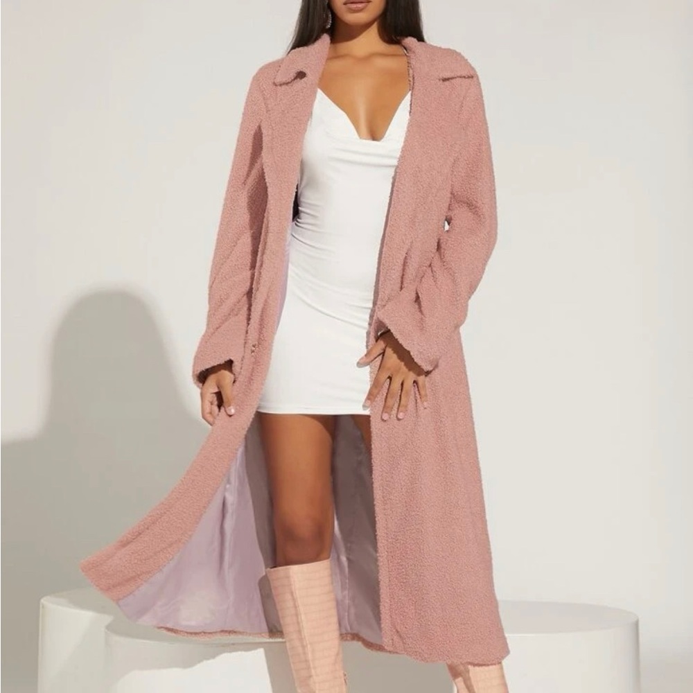Dusty Pink Overcoat *New Never Worn*